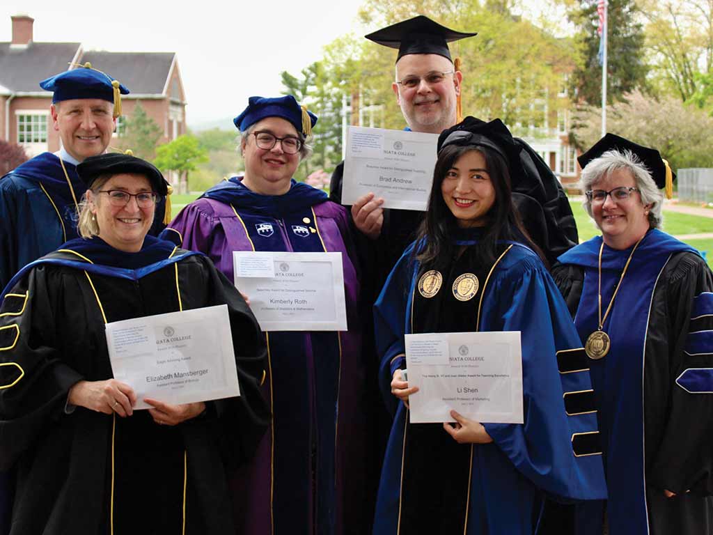 Juniata Faculty Members Honored With Distinguished Teaching Awards.