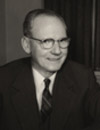 Archival photo of Calvert N. Ellis, seventh president