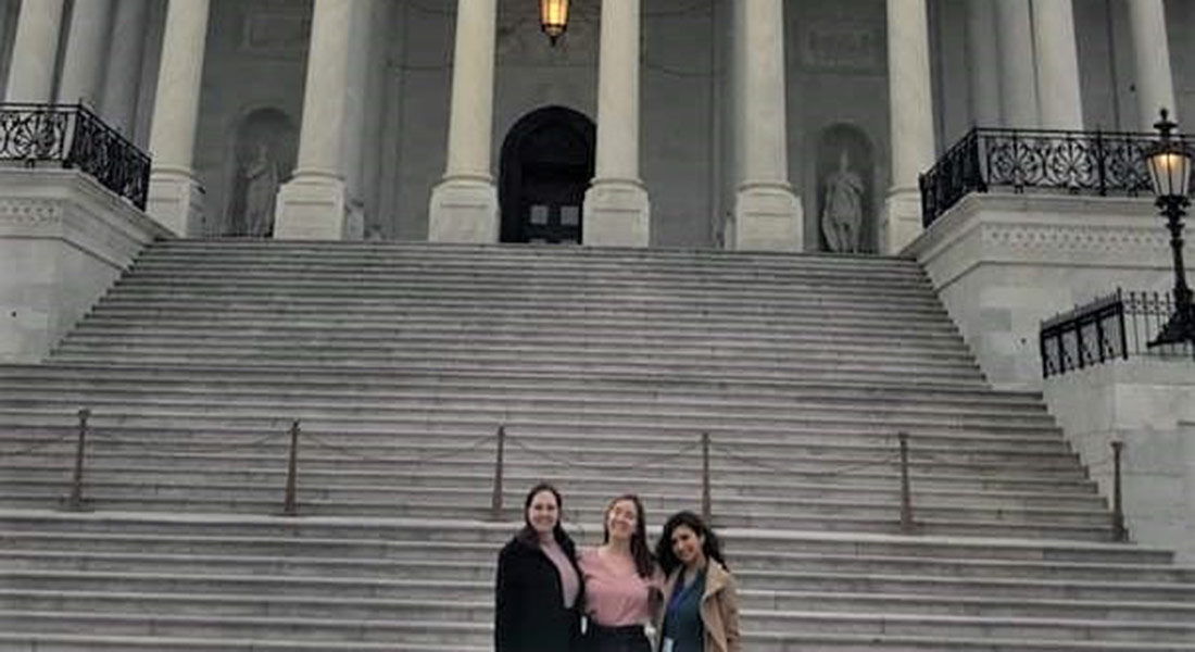 photo of students at the capital