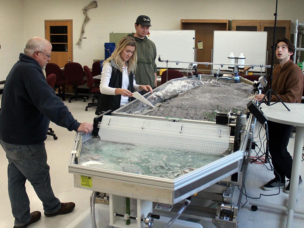 photo of river table demonstration