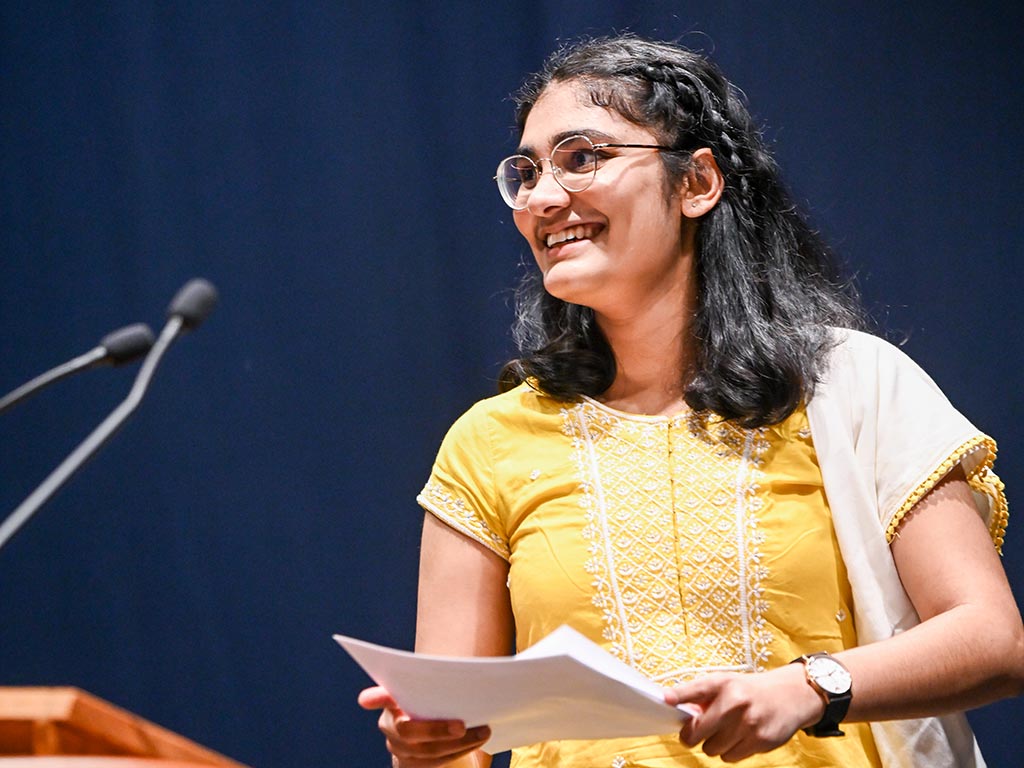 photo of Bailey Oratorical