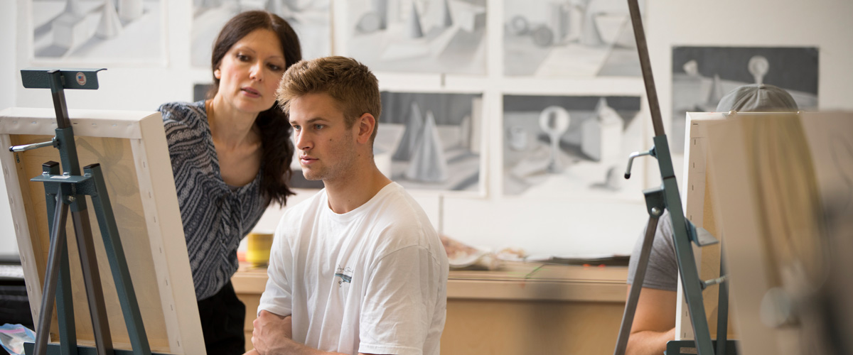 Drawing class in Kepple Hall