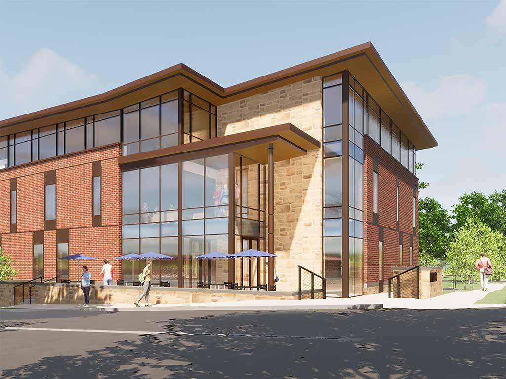 render of gateway center building