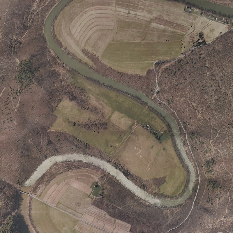 aerial photo of Sparks Farm