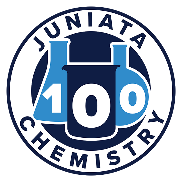 Juniata Chemistry 100th logo