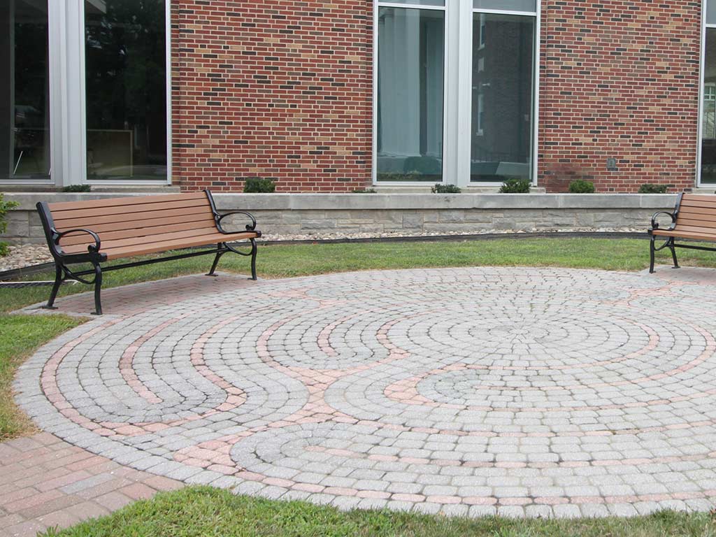 photo of Juniata College labyrinth