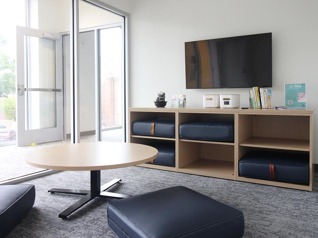 photo of the Statton Learning Commons meditation room