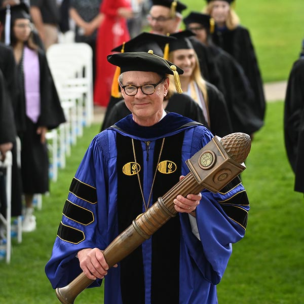 commencement procession photo