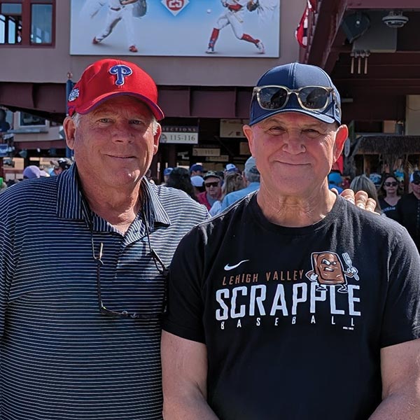 photo of Louis J. Gibbons &rsquo;79 and Thomas C. Morris &rsquo;79