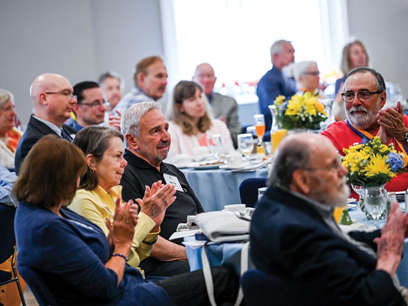 alumni weekend milestone breakfast photo