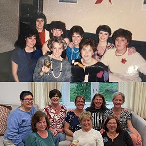 photo of Mary (Moynihan) Underwood and freinds