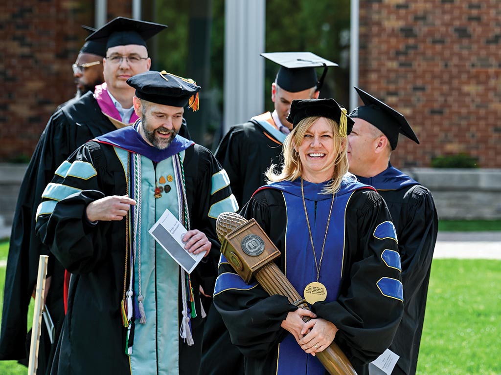 photo of procession at baccalaureate