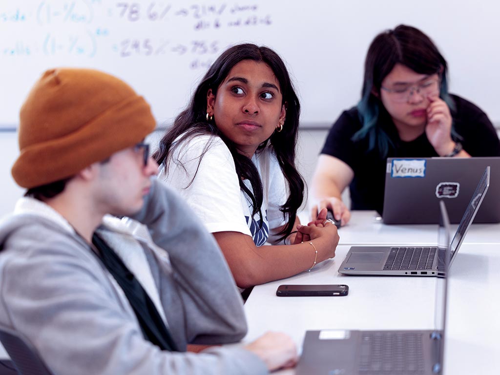 photo of students in class