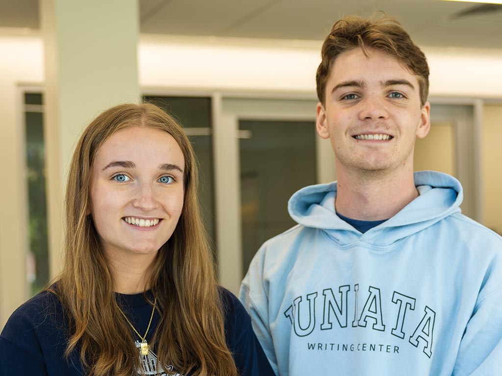 photo of Madison Seipp &rsquo;26 and Finn Thornhill &rsquo;26