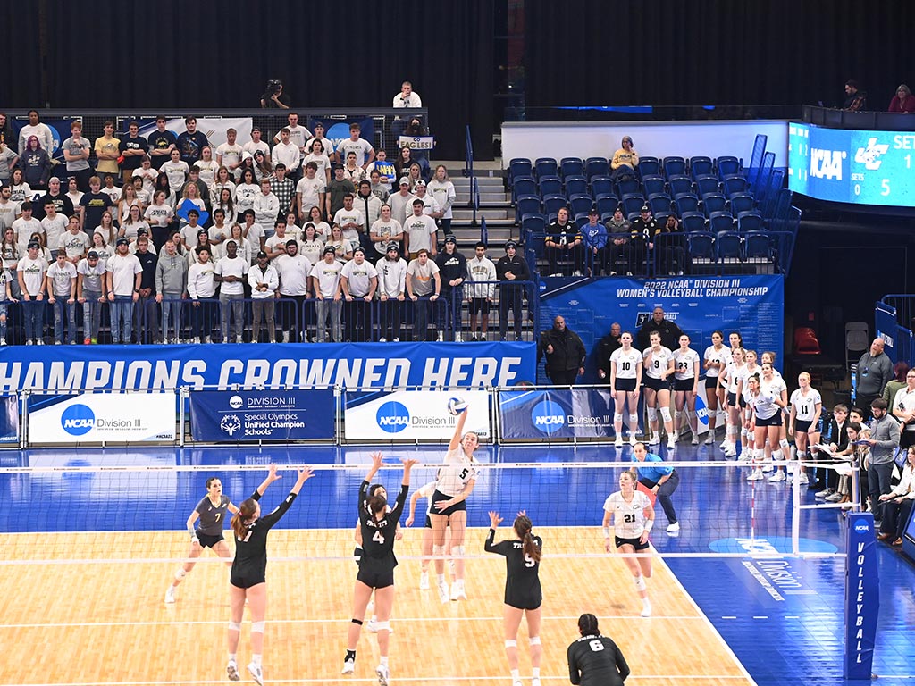 photo of women's volleyball game