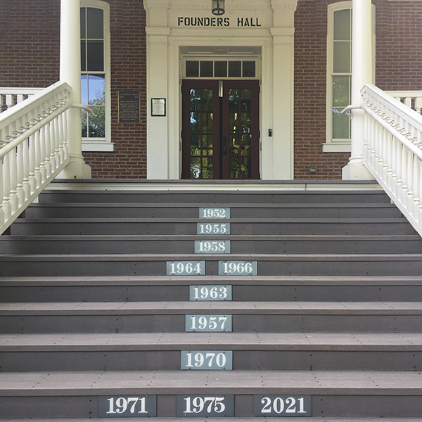 photo of Founders Hall steps