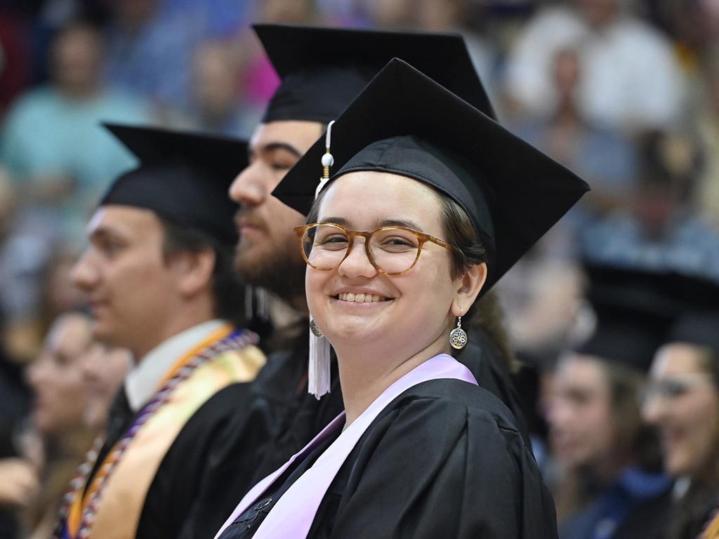 photo of commencement ceremony at Juniata College.