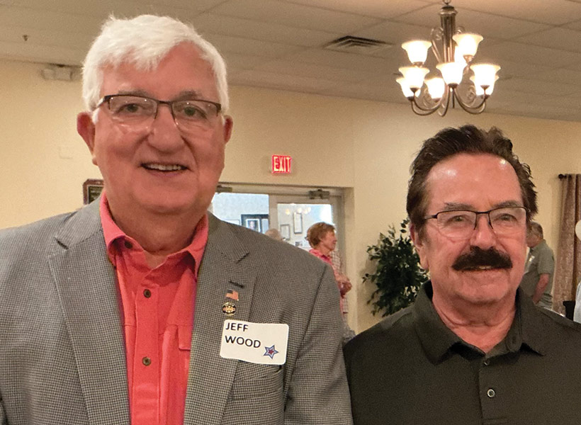 photo of Jeffrey J. Wood ’76 and Randy L. Schaffer ’74