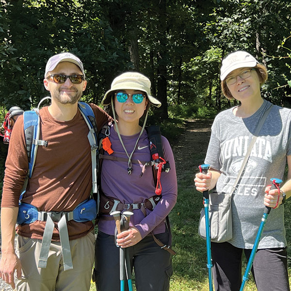 photo of Margaret R. Gonglewski ’88, Brett D. Shaffer ’10 and Elaine S. Pang ’11