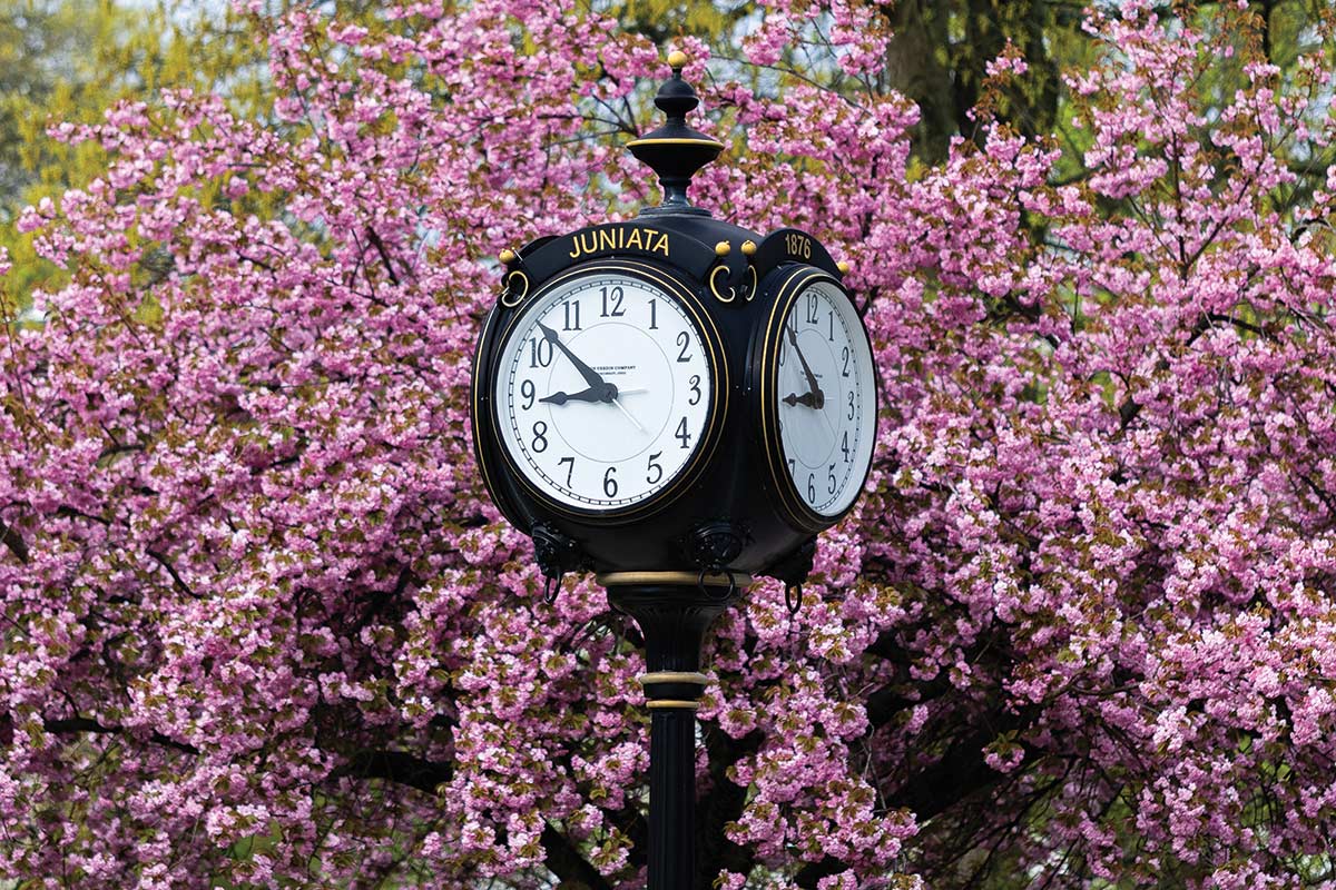 photo of campus clock tower