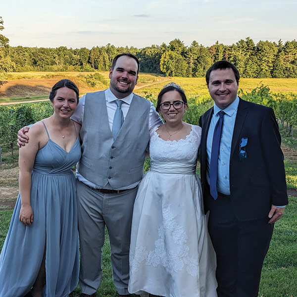 photo of Catherine (Neville) Fair ’19 and Andrew Fair