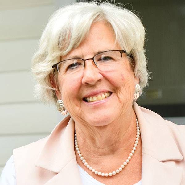 portrait of Sarah Young Fisher ’75