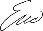 Eric Biddle ’82 signature
