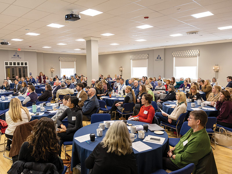 photo of rural health summit gathering at Juniata College