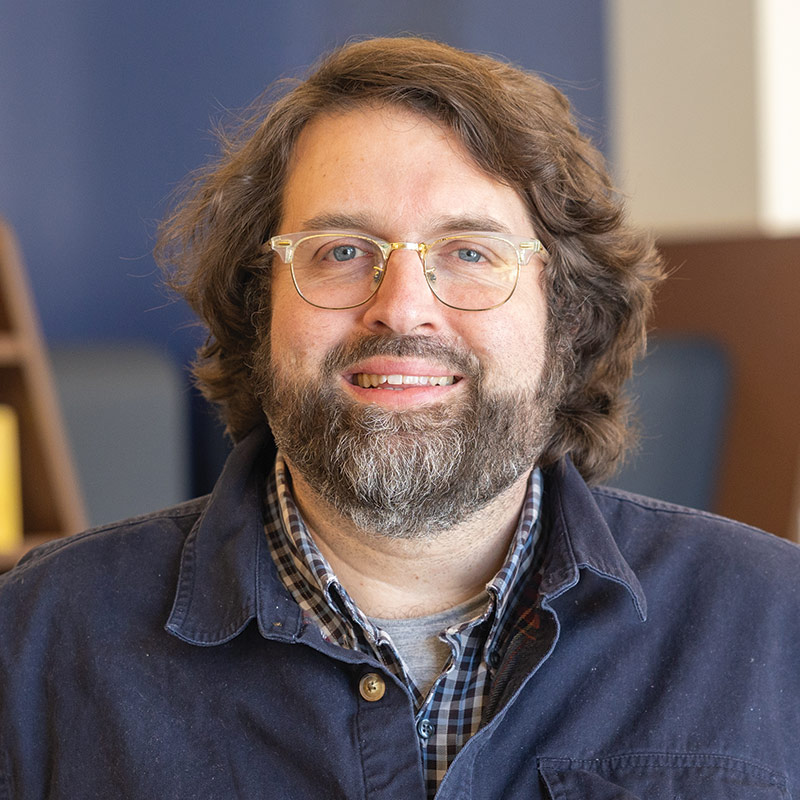 portrait of Robb Conrad Lauzon, assistant professor of communication