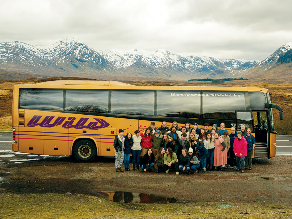 photo of students in the highlands