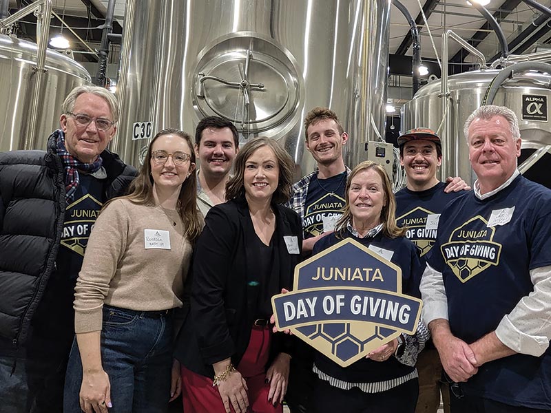 clear skies brewing group photo