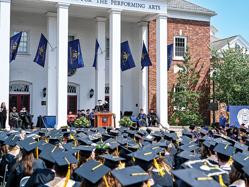 photo of the Juniata College commencement