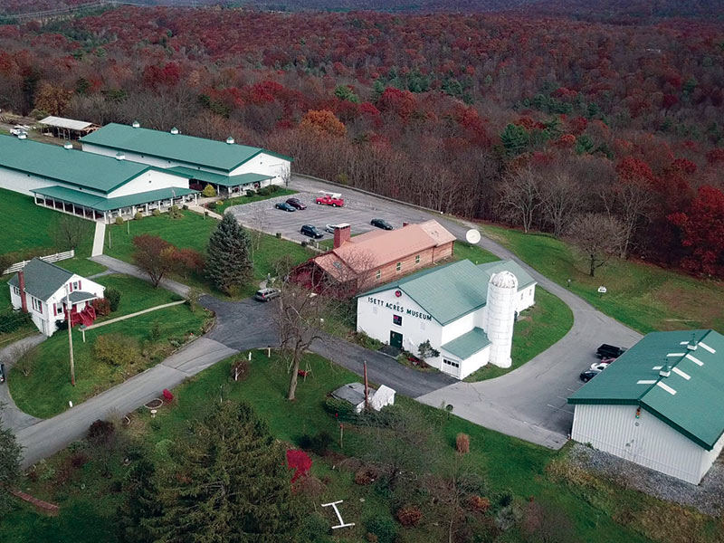 Isett Heritage Museum aerial photo