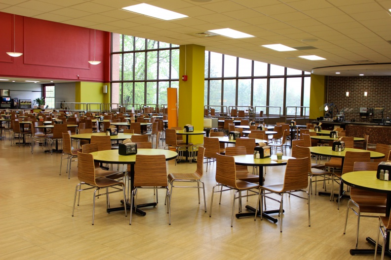 Event setup in Baker Refectory juniata college